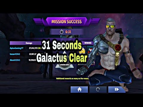 31 seconds Galactus Clear  - Marvel Future Fight