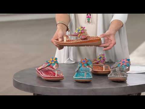 Spring Step L'Artiste Leather Slide Sandals - Berry on QVC