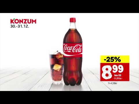 Konzum novogodišnja akcija, 30. - 31.12.2016.