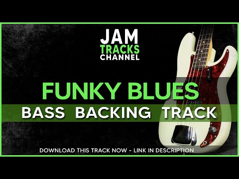 Funky Blues Bass Backing Track In Bb