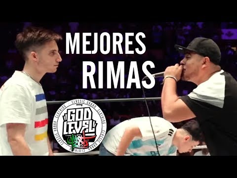 Las MEJORES RIMAS del MUNDIAL DE FREESTYLE - GOD LEVEL FEST MÉXICO 2019 [3vs3]