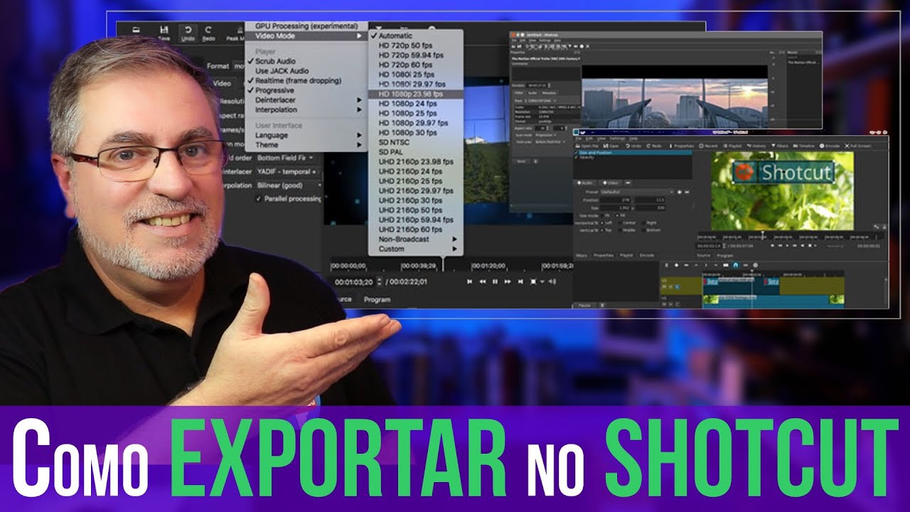 Como EXPORTAR seus VÍDEOS corretamente no SHOTCUT  |  Maisvideomundo #135