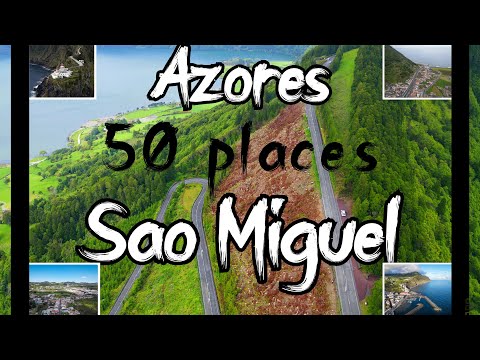 🇵🇹Azores islands | Sao Miguel island | 50 places to visit | Açores | ilha de São Miguel