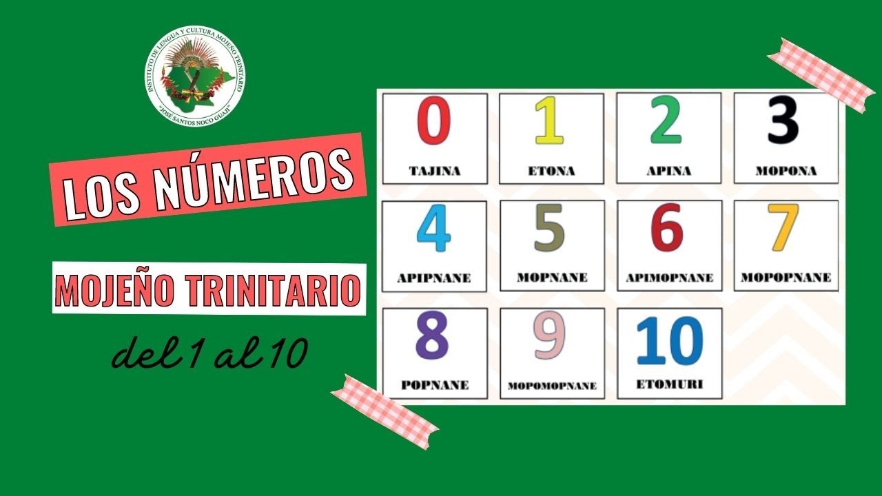 LOS NÚMEROS EN MOJEÑO TRINITARIO (DEL 1 AL 10) - TIKTOK