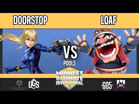 Midwest Ultimate Invitational - Pools - Doorstop(Zero Suit samus) Vs. loaf(Wario)