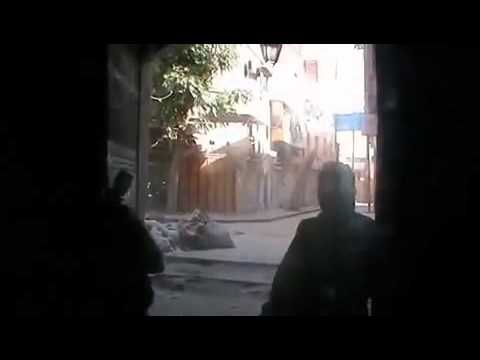 اشتباكات كتيبة عمر بن عبد العزيز مع عصابات النظام في خان القطن في حلب القديمة