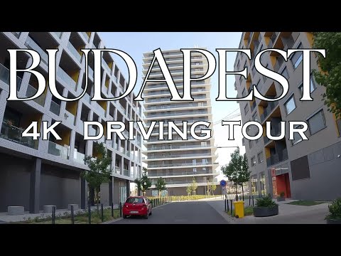 🇭🇺 Budapest 4K: Driving the Danube River's Buda Side - Summer 2024