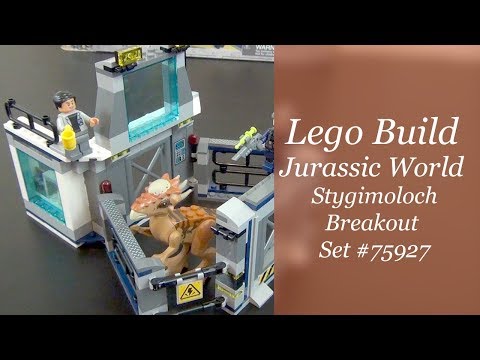 LEGO Jurassic World Stygimoloch Breakout Set #75927 Build