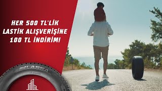 Her 500 TL'lik Lastik Alışverişine 100 TL İndirim!