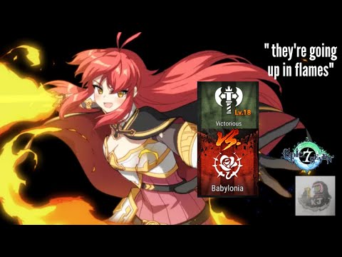 [Epic Seven] Burn them to ash! - Guild war vs Babylonia