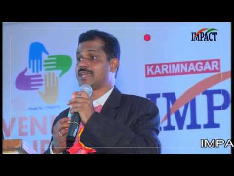 Handwriting|Mallkarjuna Rao|TELUGU IMPACT Karimnagar 2016