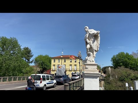 Restauro delle statue del ponte di San Giorgio a Ferrara