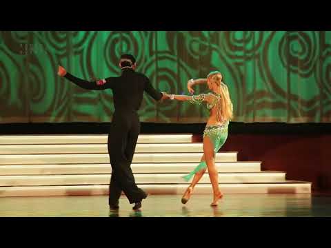 Pavel Zvychaynyy & Oxana Lebedew   Welttanz Gala Baden Baden 2017, Samba Show - 0565