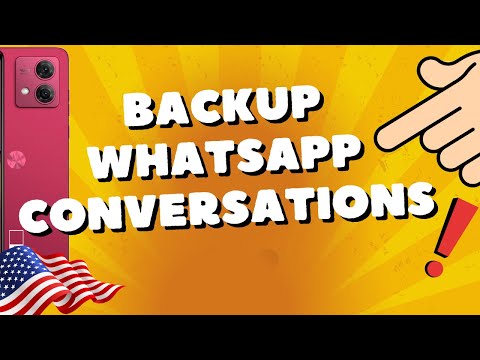 how to backup whatsapp conversations Motorola Moto G54 5G, G84, G73, G53, and Edge 40
