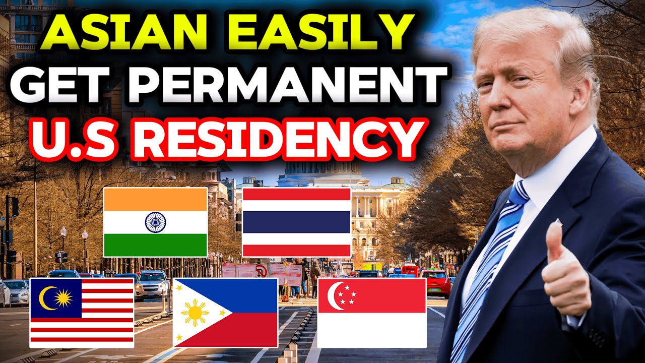 5 Asian Countries That Can Easily Get a U.S. Green Card