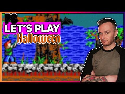 DANGEROUS DAVE 3 (RISKY RESCUE)  - LETS PLAY HALLOWEEN REVIEW AND PLAYTHROUGH (PC)