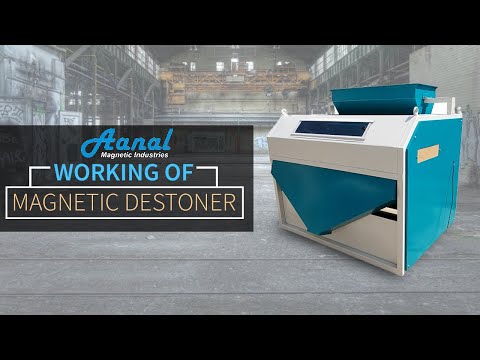 Aanal ms/ss groundnut magnetic destoner, for pulses