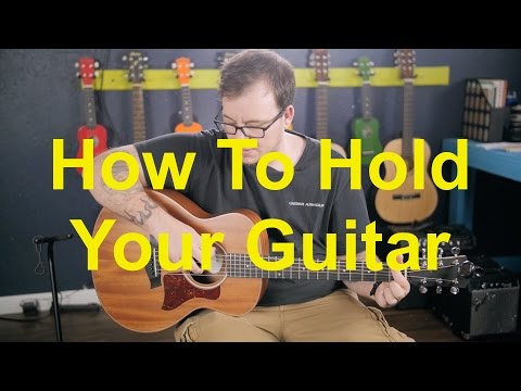 Online Kids Guitar Lessons - Unit 1 - Lesson 2 - How To Hold a Guitar