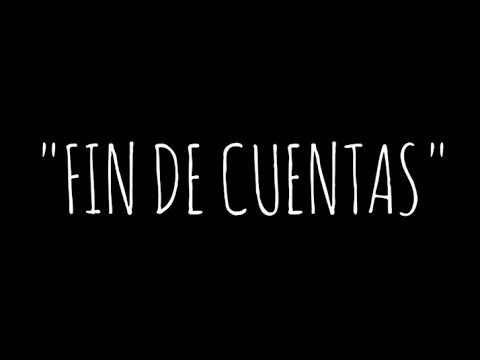 "FIN DE CUENTAS" x Pecas (prod:Rotten)