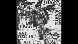 Minor Threat - Full Set at CBGB - (Live - 1982) Dischord Records