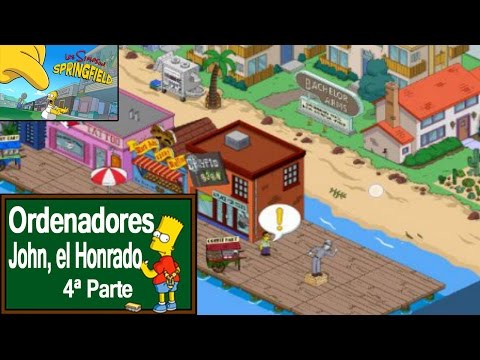 Los Simpson Springfield "Nivel 44 - Ordenadores John el Honrado, 4ª parte" por Tony