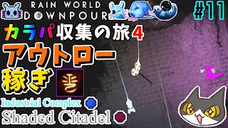 【☔轟くRainworld】ハイスピードナメクジ11-カラパ収集の旅4【Downpour/リビュレット/①Shaded Citadel→②Industrial Complex→③Pipeyard】