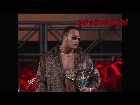 The Rock's 1st Entrance as WWF Champion - RAW November 16 1998 (after Survivor Series)