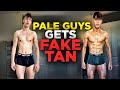 Whitest Guys On The Planet Get Spray Tans
