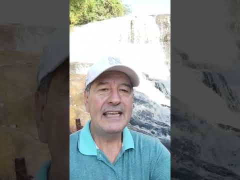 Cachoeira nos Rios do Município de Humaitá no Rio Grande do Sul, Brasil.