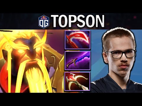 OG.TOPSON EMBER SPIRIT WITH PHYSICAL DAMAGE BUILD - DOTA 2 GAMEPLAY