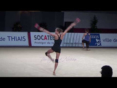 Yulia BRAVIKOVA (RUS) clubs - 2017 Thiais trainings