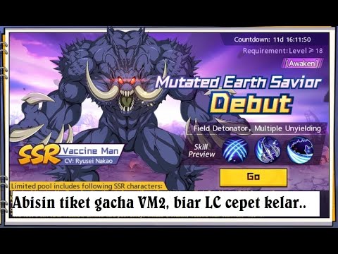 GACHA AWAKEN VACCINE MAN (VM V2) LC TIME BOOSTER - One Punch Man The Strongest