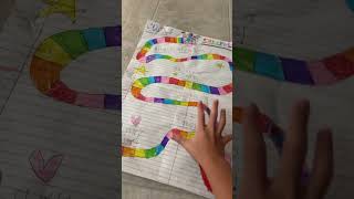 Making a homemade candy land board game