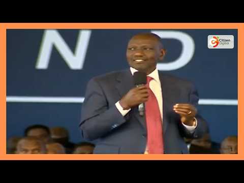 President Ruto: Today,  we have significantly done well in our region in terms of paved roads.