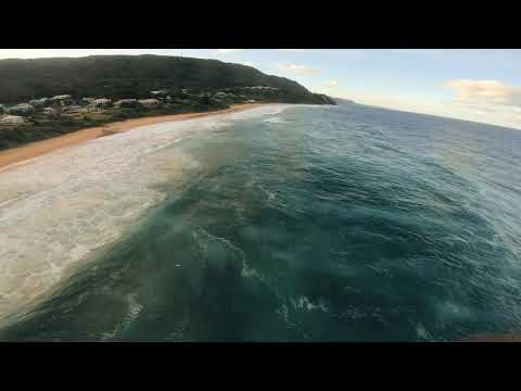 Drone footage of Wombarra beach NSW