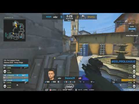 CS:GO Event Stewie2k easy 4 kill on inferno MIBR vs Sharks at ESL Pro League Season 8 Finals