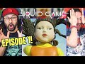 SQUID GAME EPISODE 1 REACTION!! 1x1 