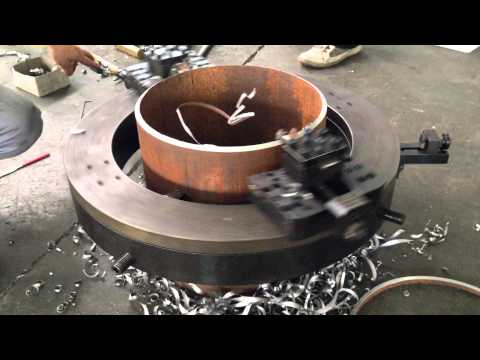 ISF-406 Pneumatic Low Clearance Pipe Cutting Off and Beveling Machine (7)