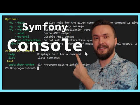 PHP Console Tools mit Symfony Console Commands Programmieren | PHP Tutorial