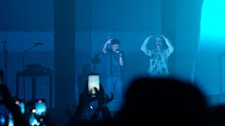 Innellea bringing slimrhl on stage for the Belonging Album Tour Stop at Hive Dubai