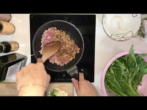 Step-by-step Super Healthy Taiwanese Dishes for Beginners (Meat w/ Shiitake Mushrooms + Vegetables)