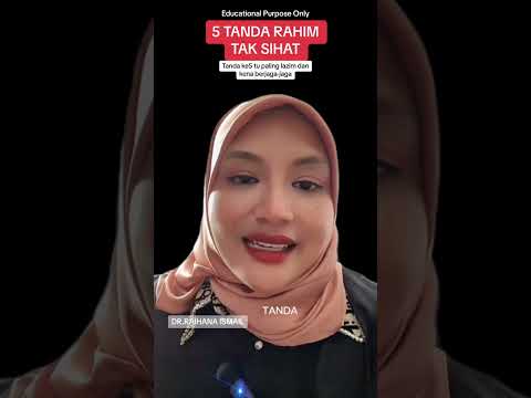 5 tanda rahim tak sihat