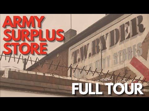 Army Surplus Store TOUR | UK