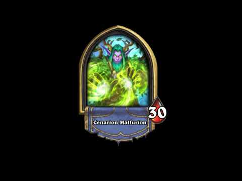 Cenarion Malfurion All Hero Quotes - Hearthstone