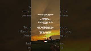 Download lagu Kata Kata Hari ini Sabtu 03 Mei 2025 - Motivasi pagi mp3 Download lagu Kata Kata Hari ini Sabtu 03 Mei 2025 - Motivasi pagi mp3