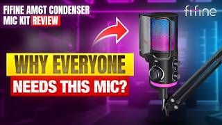 Why Does EVERYONE Want This Mic? | FIFINE AM6T Condenser Mic Kit Review
