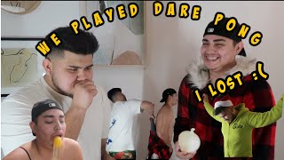 Download lagu WE PLAYED DARE PONG | FUNNIEST REACTIONS mp3