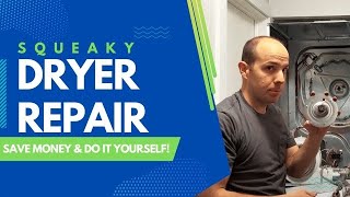 Squeaking Dryer Repair for Stackable Frigidaire or Kenmore Dryer