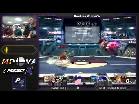 SPM01: Doubles - B. Pancakes(Fox) & E2xD(Link) vs. Capt. Black(Snake, Ganon) & Master(Lucario, Fox)