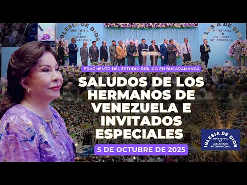 Clip Estudio Bíblico Bucaramanga: Saludos de hermanos de Venezuela e invitados especiales #IDMJI